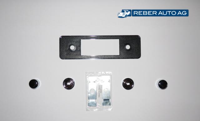 RetroSound Radio Blende chrom/schwarz