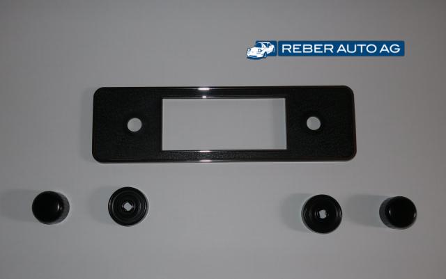 RetroSound Radio Blende schwarz/chrom