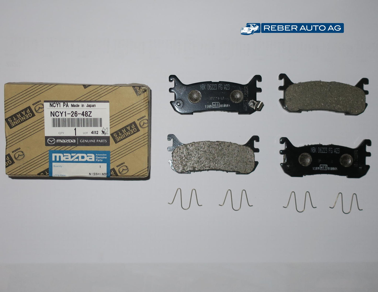 Bremsbelagsatz hinten 251mm 94-05 OEM