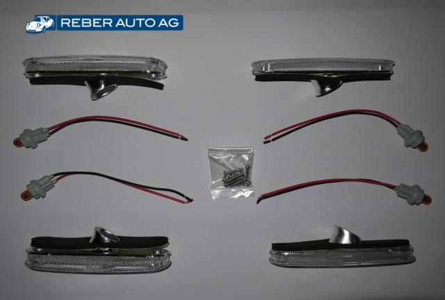 Seitenreflektoren Weiss Set à 4Stk. ohne St.Zul. 90-05