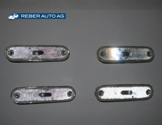 Seitenreflektoren Weiss Set à 4Stk. ohne St.Zul. 90-05