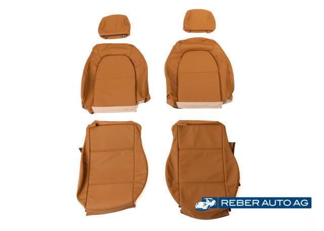 Sitzbezüge Leder beige 95-00