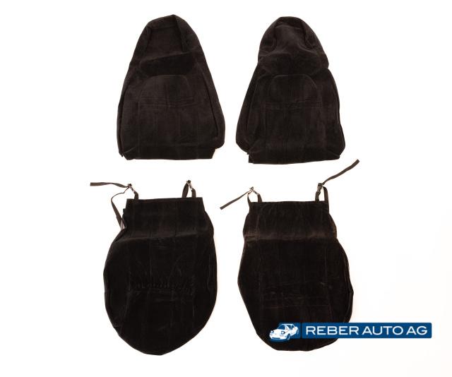 Sitzbezug microvelours schwarz 90-94