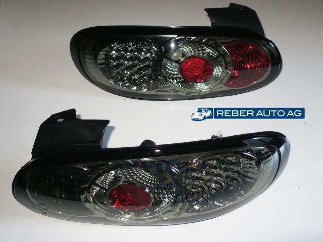 LED Rückleuchten Klarglas black/chrome 98-05