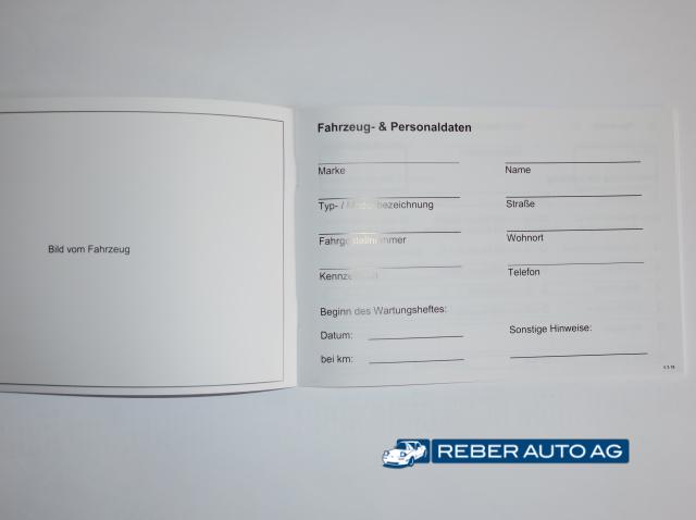 Serviceheft Universal Innenseiten mit Service-Nachweisen