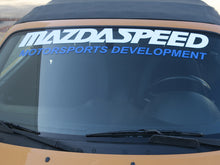 Frontscheiben Aufkleber Mazdaspeed. Mazda MX-5 alle Modelle. Reber Auto AG Schweiz.