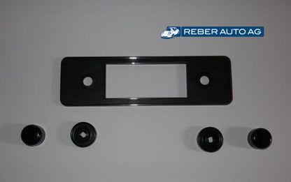 RetroSound Radio Blende schwarz/chrom