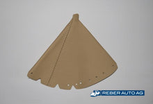 Schalthebelbalg Leder cream/white 90-05