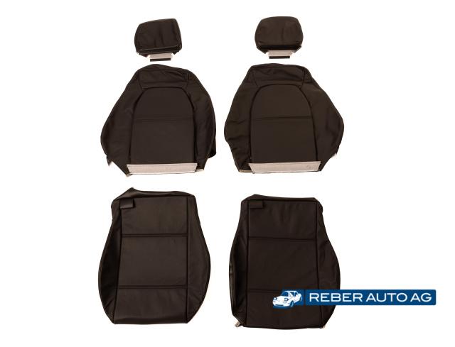 Sitzbezüge Leder schwarz 95-00