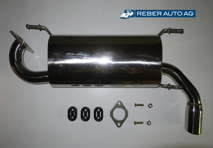 Edelstahl Endschalldämpfer ER 76mm 98-05 SP