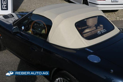 Verdeck Vinyl Glasheckscheibe beheizt beige 98-05 SP