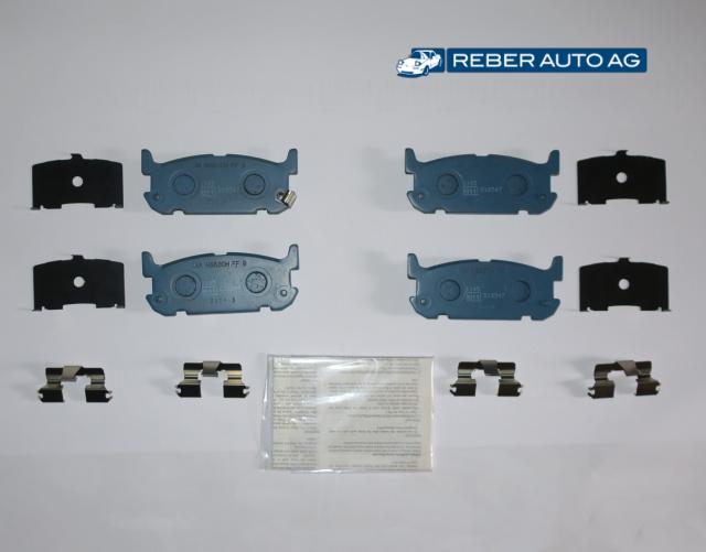 Bremsbelagsatz hinten 276mm OEM 1.8 01-05