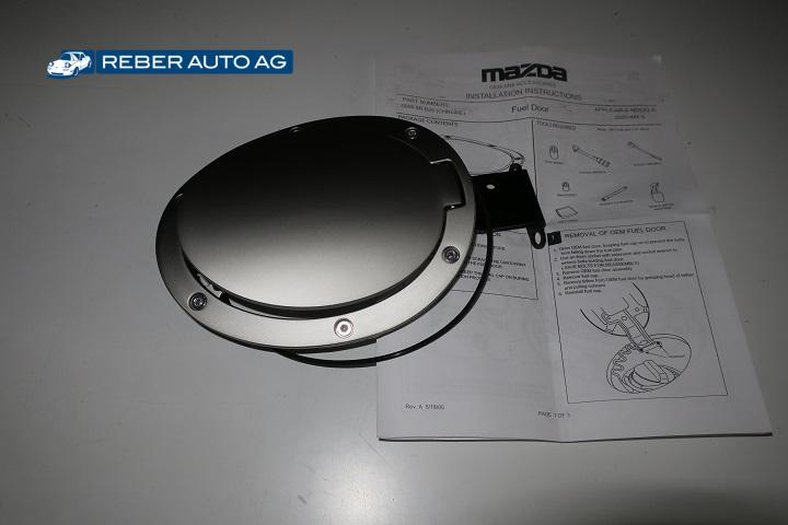 Tankklappe Alu matt mit Stoffdach 06-15