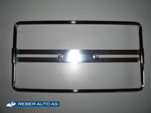 Kennzeichenrahmen chromstahl hoch