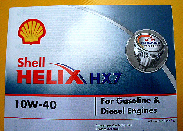 Mazda MX-5 Motorenöl. Shell Helix 10W-40 ist ein teilsynthetisches mehrbereichsöl mit reinigungs additiven