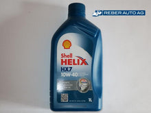 1 literflasche Shell Helix 10W-40 teilsynthetic. Mazda MX-5 Motorenöl Reber Auto Schweiz.